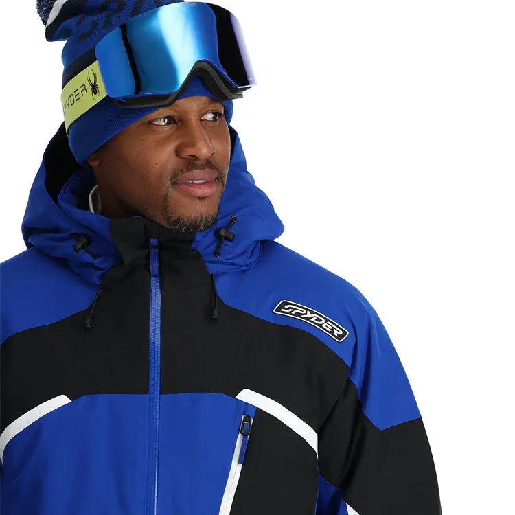 Spyder Leader Jacket Mens 2024 Electric Blue